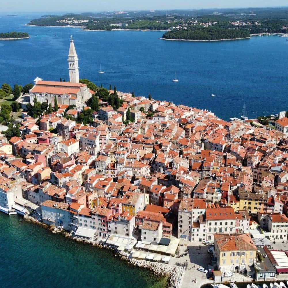 Rovinj Istria Aerial View